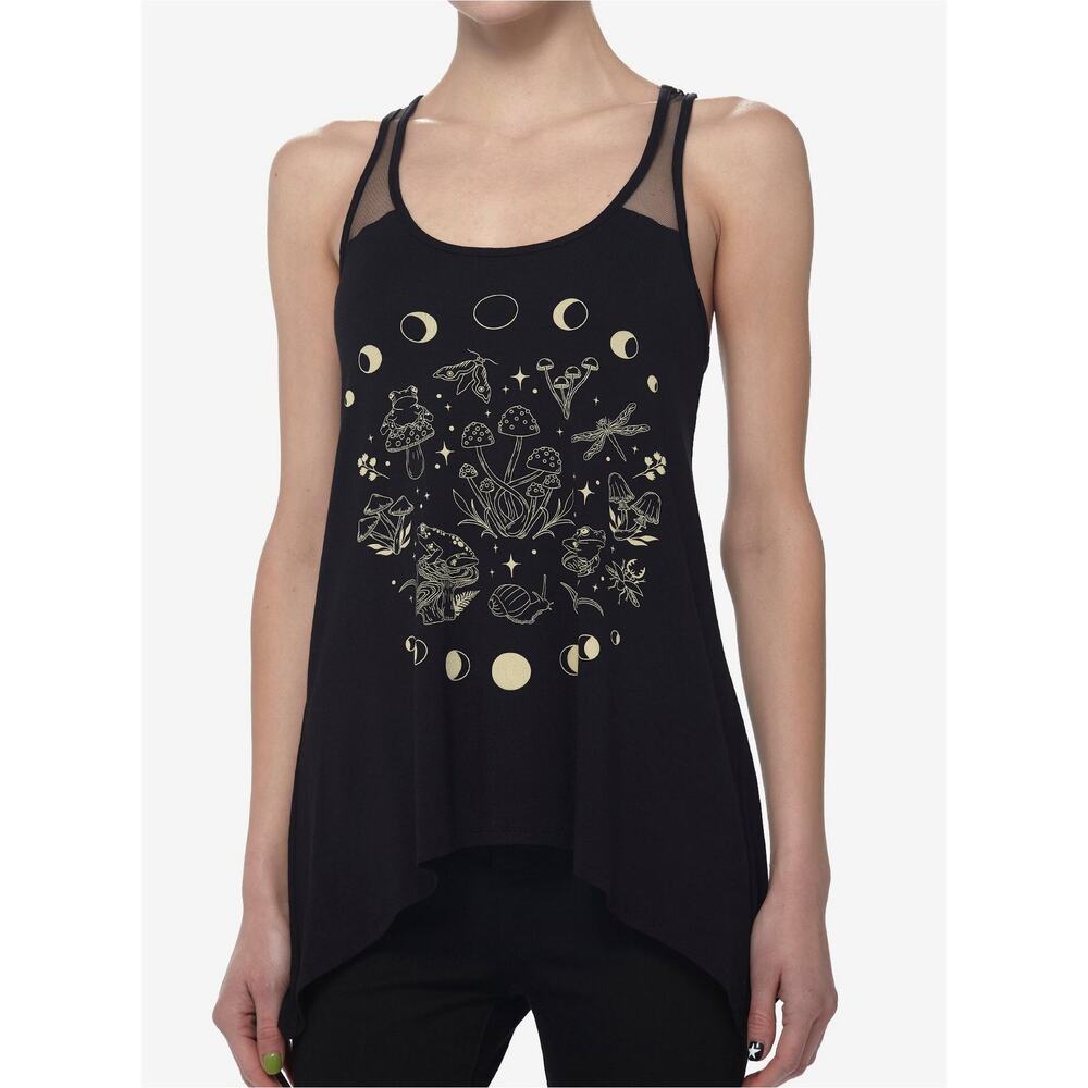 Mushroom Moon Phase - Tank Top - Size M - NWT